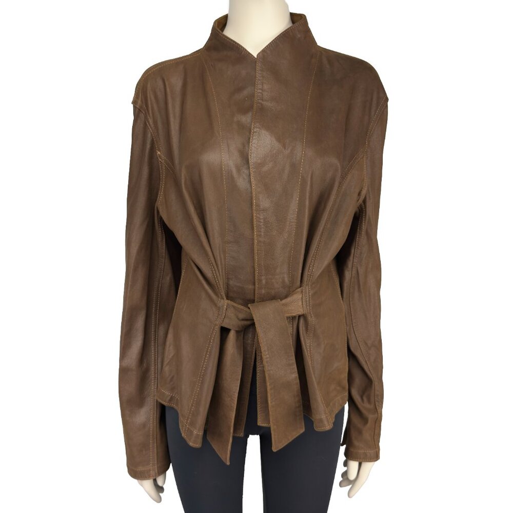Brown Leather Women's Jacket